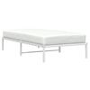 vidaXL Bedframe metaal wit 107x203 cm