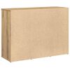vidaXL Dressoir 88x30x64 cm bewerkt hout artisanaal eikenkleur