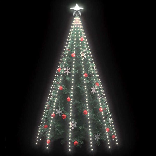 vidaXL Kerstboomverlichting met 500 LED's koudwit binnen/buiten 500 cm
