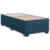 vidaXL Boxspring met matras fluweel blauw 90x190 cm