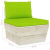 vidaXL 6-delige Loungeset met kussens pallet vurenhout