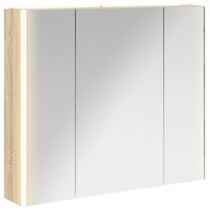 vidaXL Badkamer spiegelkast Sonoma Eiken 83,5 x 15,5 x 70 cm