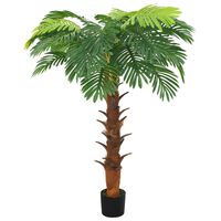 vidaXL Kunstplant met pot cycaspalm 160 cm groen