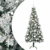 vidaXL Kunstkerstboom met kerstbal 120 cm 150 LED's Warmwit