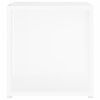 vidaXL Bijzettafel 33x33x34,5 cm bewerkt hout wit