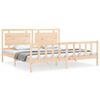 vidaXL Bedframe zonder matras massief grenenhout 200x200 cm