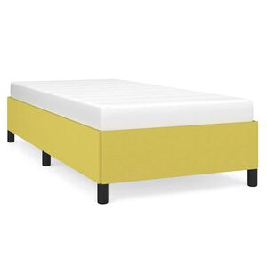 vidaXL Bedframe stof groen 90x190 cm