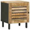vidaXL Nachtkastje Naturel 40 x 33 x 46 cm Massief Mango Hout