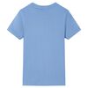 Kindershirt 104 middelblauw
