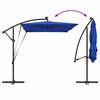 vidaXL Parasol Azurblauw 294 x 200 x 270 cm Polyester en Aluminium