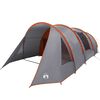 vidaXL Tunnel Tent 4-Person 4-persoons Grijs en Oranje