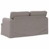 vidaXL Bank Taupe 144 x 80 x 85 cm Stof