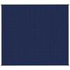 vidaXL Verzwaringsdeken 200x230 cm 13 kg stof blauw