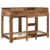 vidaXL Bunk Bed voor Kinderen Oudhout 80 x 160 cm Bewerkt hout