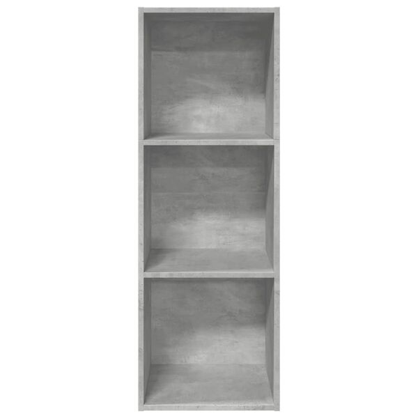 vidaXL Boekenkast 40x30x114 cm bewerkt hout betongrijs