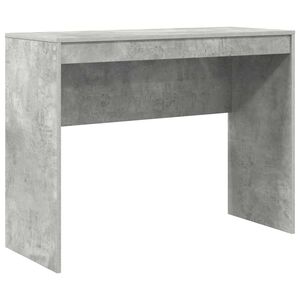 vidaXL Bureau Beton Grijs 100 x 40 x 76 cm