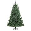 vidaXL Kunstmatige Inklapbare Kerstboom Groen 270 cm PVC en Metaal