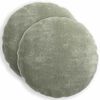 vidaXL Kussensloop 2 st HEERLEN Groen Dia. 50 cm Chenille Stof