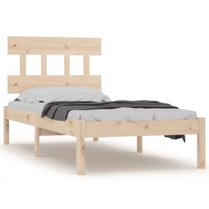vidaXL Bedframe massief hout 90x200 cm