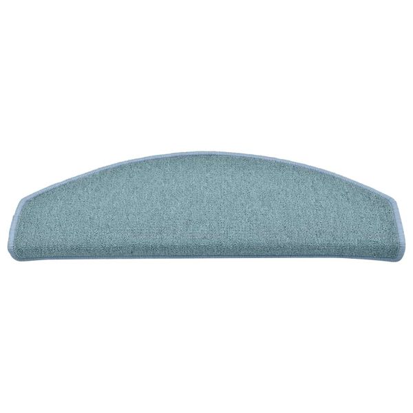 vidaXL Trapmatten 30 st 65x24x4 cm zeeblauw halfrond groot