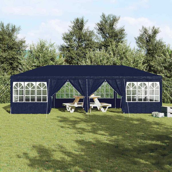 vidaXL Partytent Blauw 800 x 400 x 266 cm Polyetheen