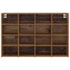 vidaXL Schoenenkast met plank Oudhout 103 x 30 x 67 cm Bewerkt hout