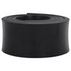 vidaXL Rubberen rand voor sneeuwploeg 250x15x2 cm zwart