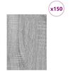 vidaXL Decorpanelen 150 pcs Grijs Sonoma 15 x 21 x 0.27 cm