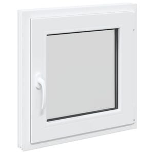 vidaXL Kleur binnenkant kelderraam Wit RISOR 50 x 50 cm