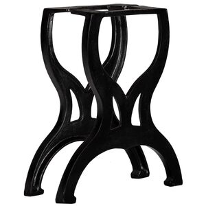 vidaXL Bankpoten 2 st X-frame gietijzer