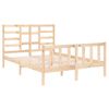 vidaXL Bedframe massief hout 140x190 cm
