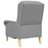 vidaXL Fauteuil Lichtgrijs 76 x 94 x 102 cm Stof