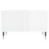 vidaXL Salontafel 60x50x36,5 cm bewerkt hout hoogglans wit