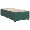 vidaXL Boxspring met matras fluweel donkergroen 90x190 cm