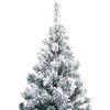 vidaXL Kerstboom met 300 LED met standaard Groen 300 cm PVC