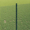 vidaXL Hek met Paal Groen 1 x 10 m Staal