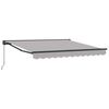 vidaXL Zijde Frame Lichtgrijs 300 x 250 cm Polyester met PU-coating
