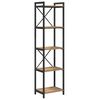 vidaXL Boekenkast Artisan Eiken 40 x 30 x 155 cm Bewerkt hout