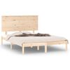 vidaXL Bedframe massief hout 120x190 cm