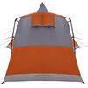 vidaXL Teepee Tent 8-Persoon Grijs en Oranje 720 x 465 x 295 cm