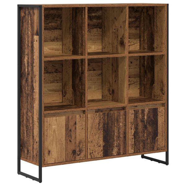 vidaXL Boekenkast 2 pcs Oud Hout 99,5 x 30 x 108 cm Bewerkt hout