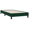 vidaXL Boxspring met matras fluweel donkergroen 100x210 cm