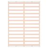 vidaXL Bedframe massief hout wit 140x200 cm