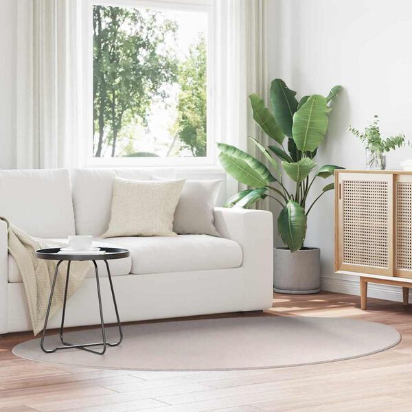 vidaXL Tapijt HUARTE Zand 140 x 200 cm Polyester