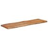 vidaXL Tafelblad rechthoekig natuurlijke rand 120x40x2,5 cm acaciahout
