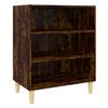 vidaXL Dressoir 57x35x70 cm bewerkt hout gerookt eikenkleurig