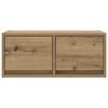 vidaXL Tv-meubelen 2 st 60x31x25,5 cm bewerkt hout artisanaal eiken