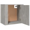 vidaXL Nachtkastje wandgemonteerd 50x30x47 cm betongrijs