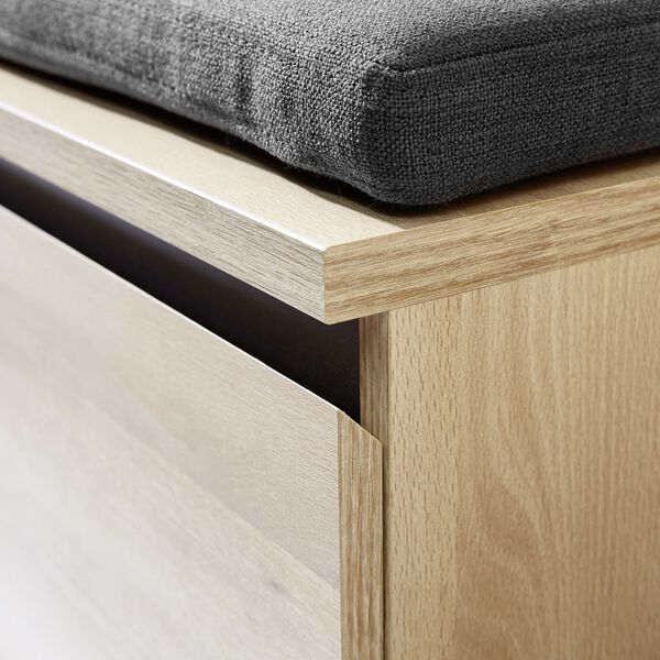 Germania Schoenenbank Lissabon 95,9x39,2x48,3 cm nobel beukenkleurig