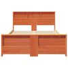 vidaXL Bedframe met hoofdeinde Wasbruin 120 x 200 cm Bewerkt hout